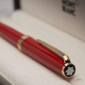 Montblanc PIX Collection Precious Resin Gold Plated Red...