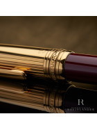 Montblanc Solitaire Doue Bordeaux Vermeil Pinstripe Ballpoint Pen Classique 164